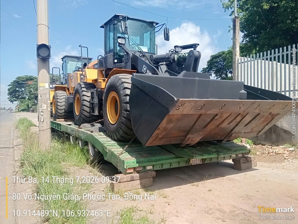 Vận chuyển máy xúc xe lu